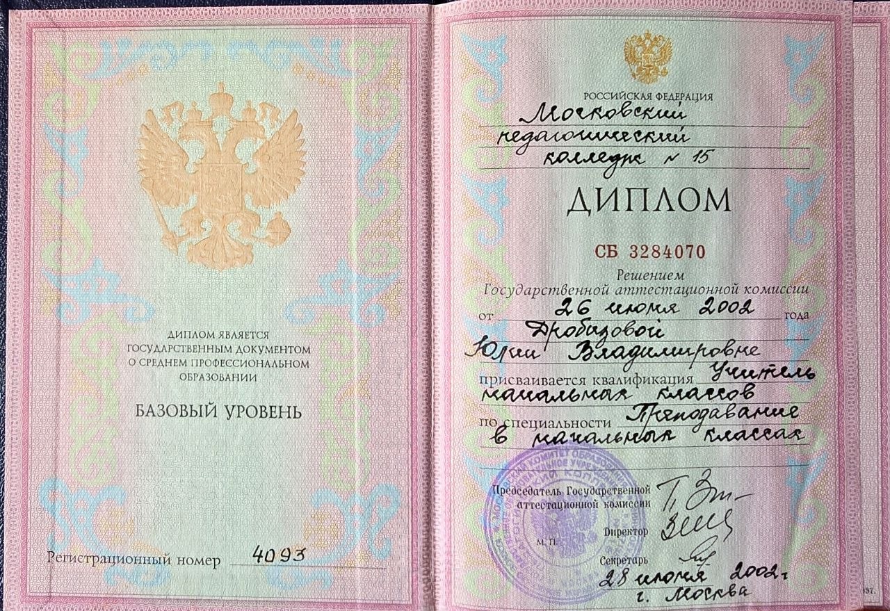 Преподавание в младших классах